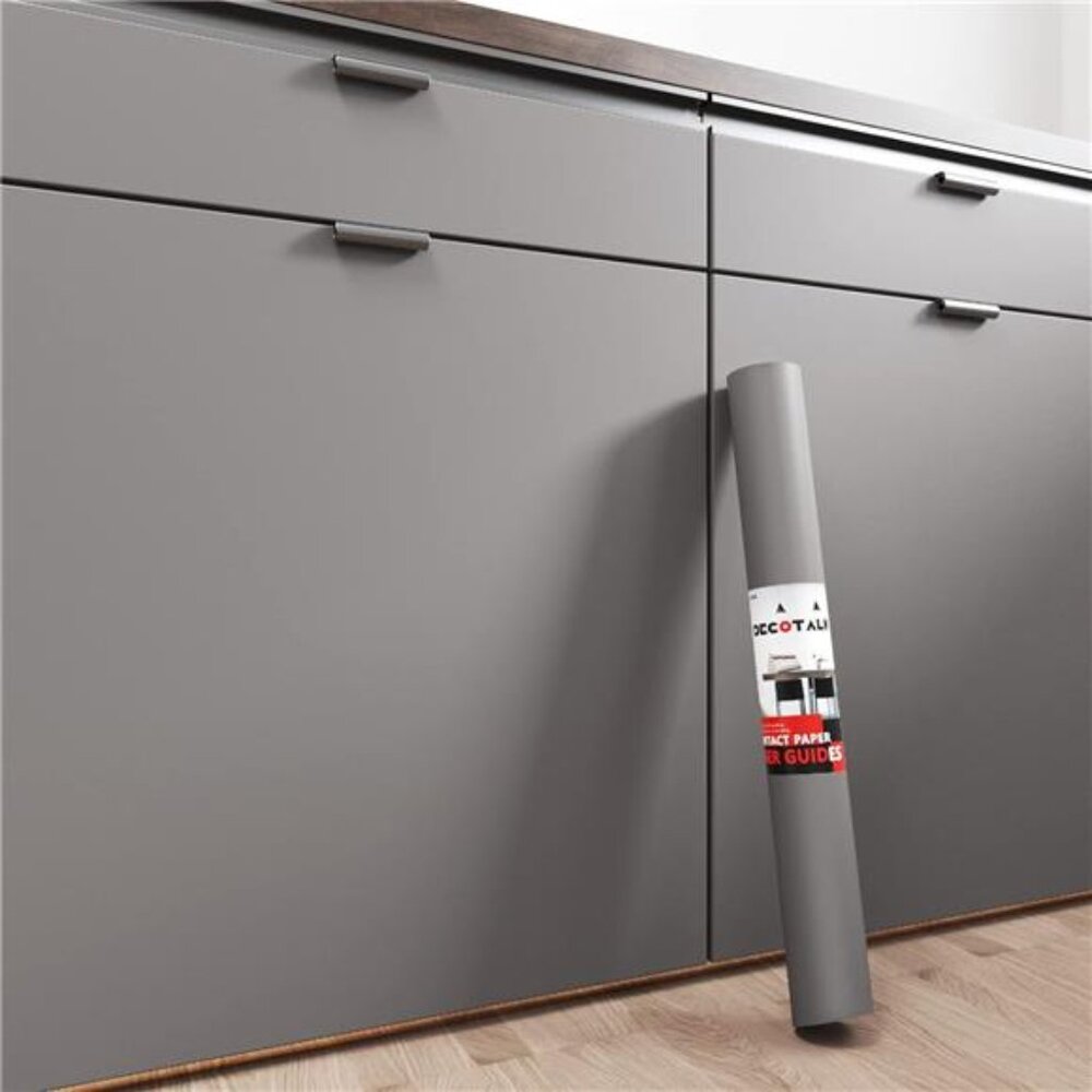 Grey Wallpaper Peel and Stick Self Adhesive Wallpaper Removable Gray